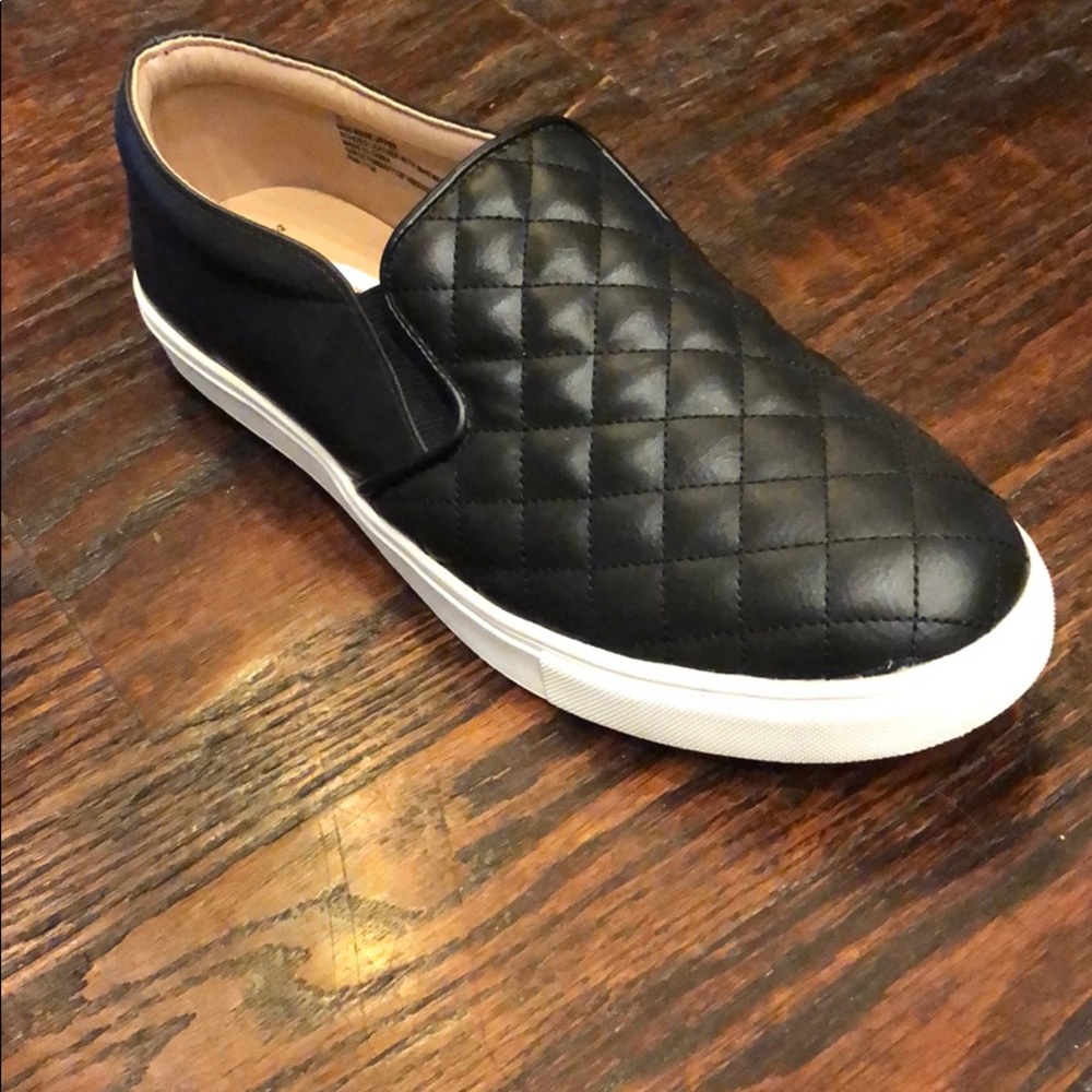 brand new black slip ons